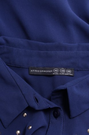 Γυναικείο πουκάμισο Atmosphere, Μέγεθος S, Χρώμα Μπλέ, Τιμή 11,75 €