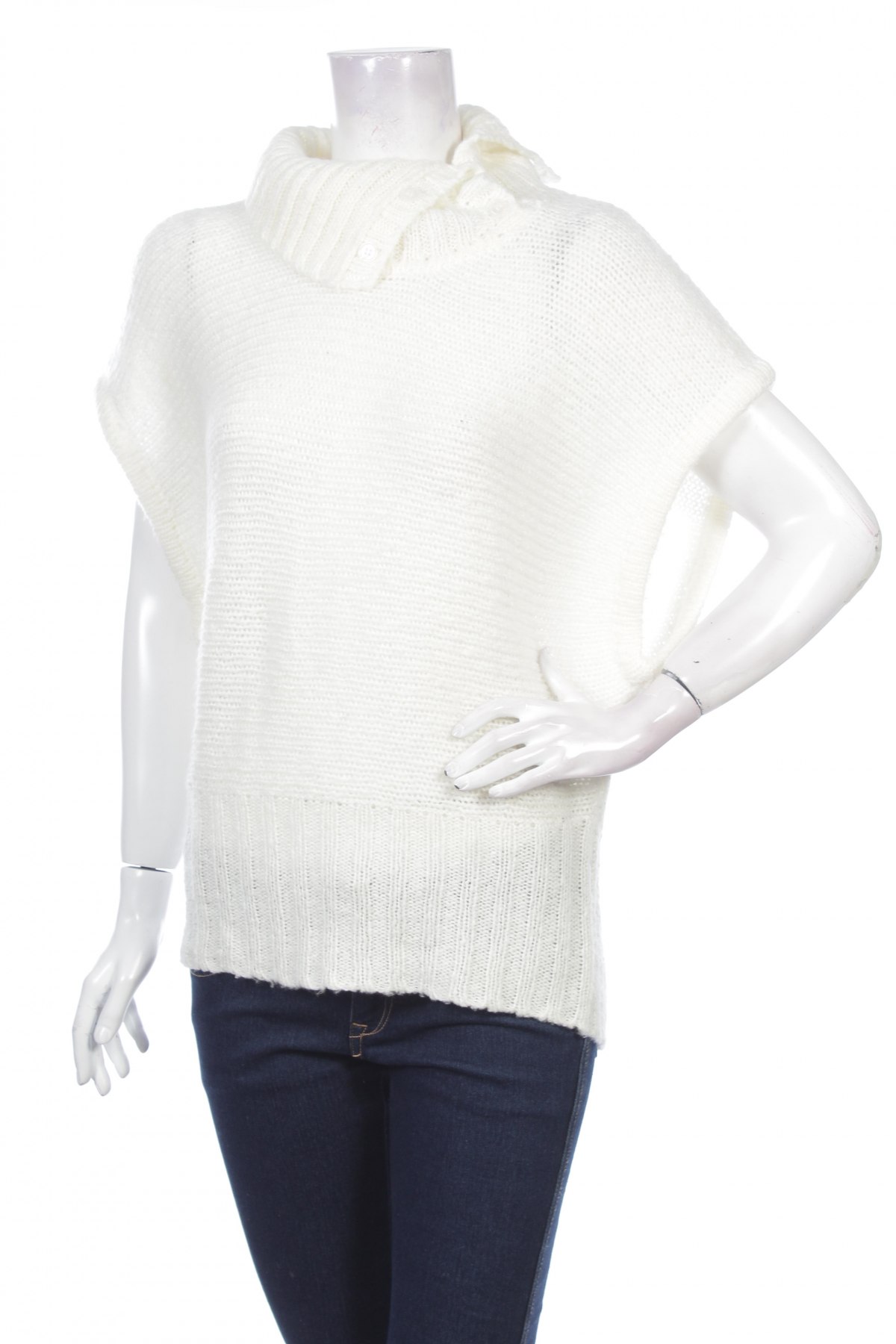 Дамски пуловер Yes Or No, Размер XS, Цвят Бял, Цена 28,05 лв.