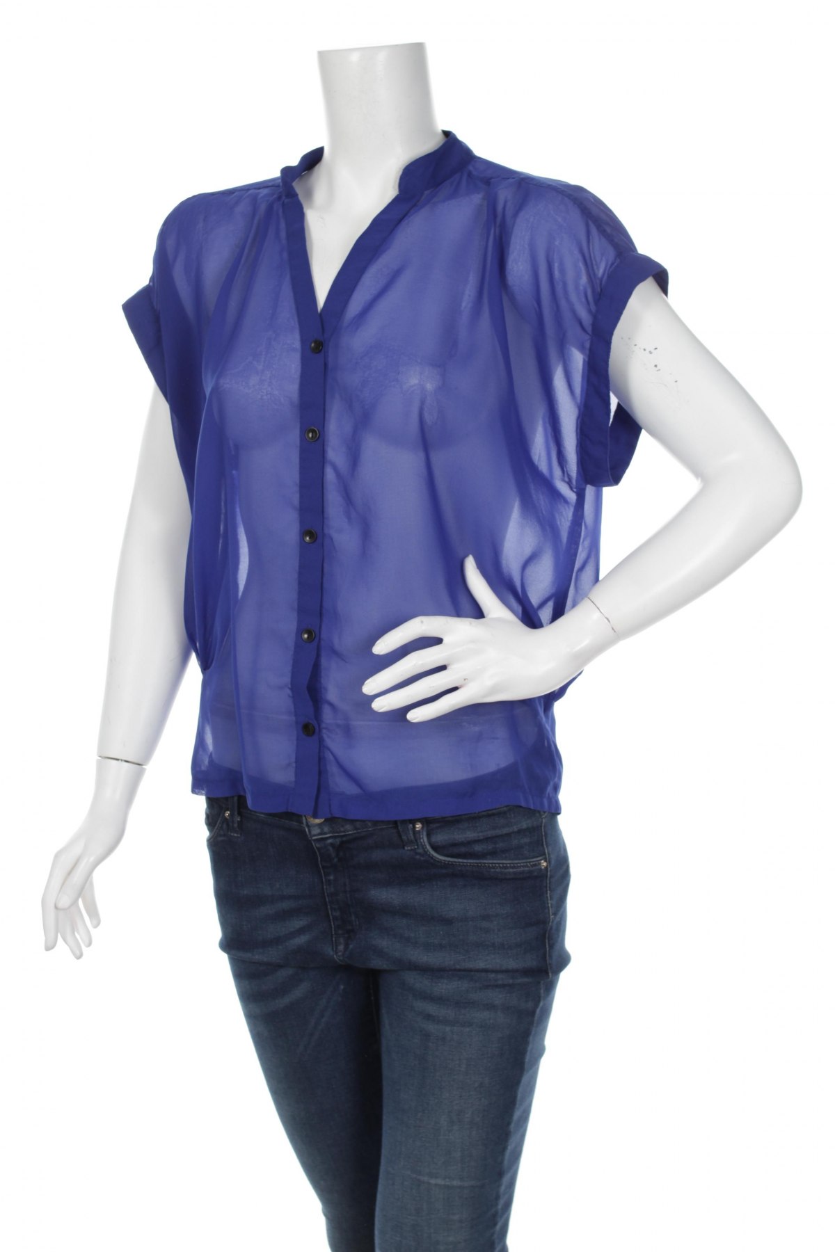 Γυναικείο πουκάμισο Lou Lou, Μέγεθος M, Χρώμα Μπλέ, Τιμή 9,28 €