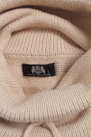 Дамски пуловер Javier Simorra, Размер L, Цвят Бежов, Цена 37,40 лв.