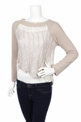 Γυναικεία μπλούζα Almost Famous, Μέγεθος M, Χρώμα  Μπέζ, Τιμή 2,78 €
