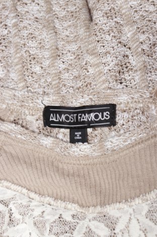 Дамска блуза Almost Famous, Размер M, Цвят Бежов, Цена 4,50 лв.