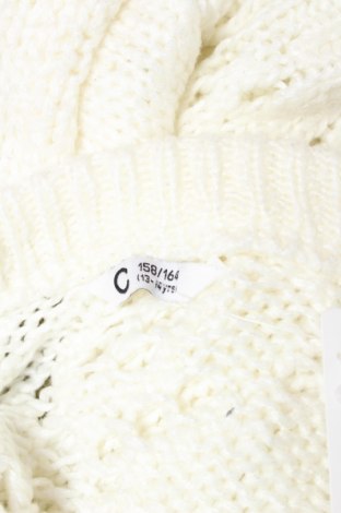 Детски пуловер Cubus, Размер 12-13y/ 158-164 см, Цвят Бял, Цена 5,25 лв.