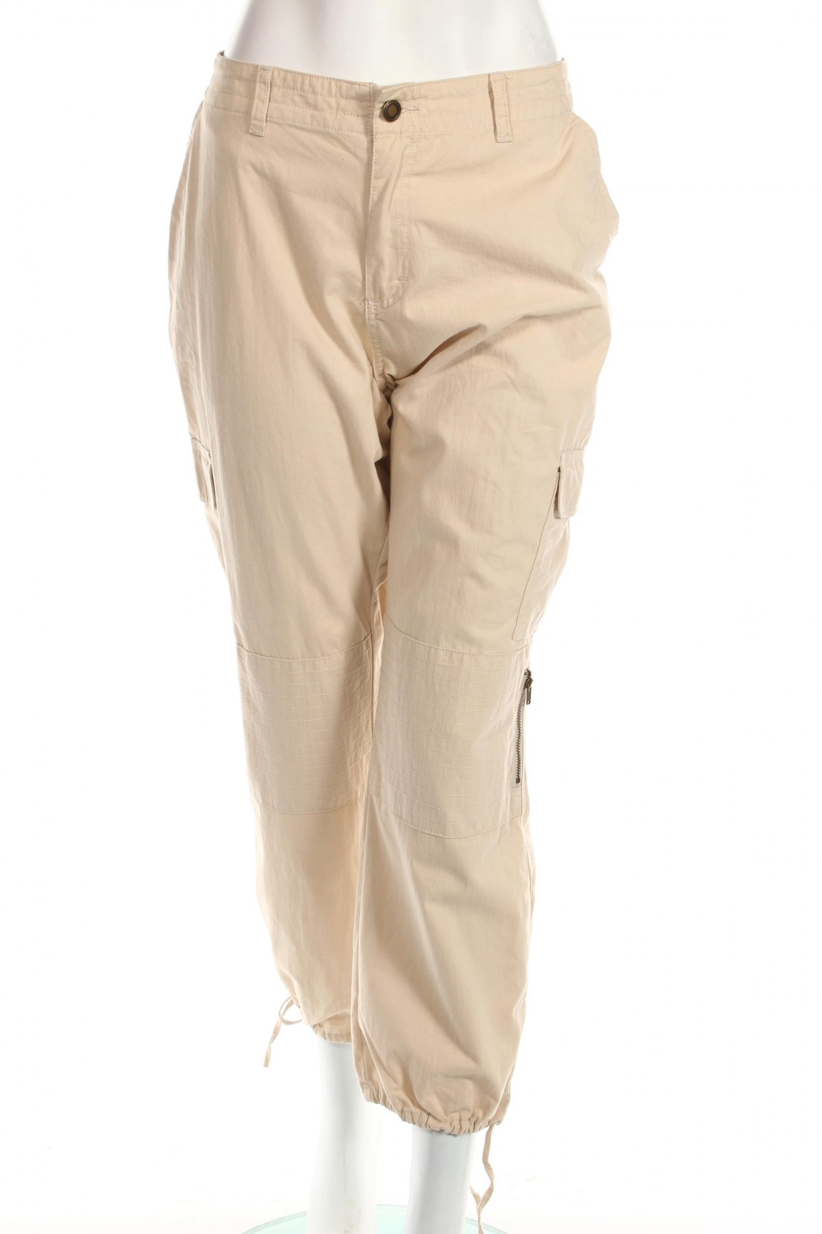 Дамски панталон Lee Jeans, Размер XL, Цвят Бежов, Цена 6,00 лв.