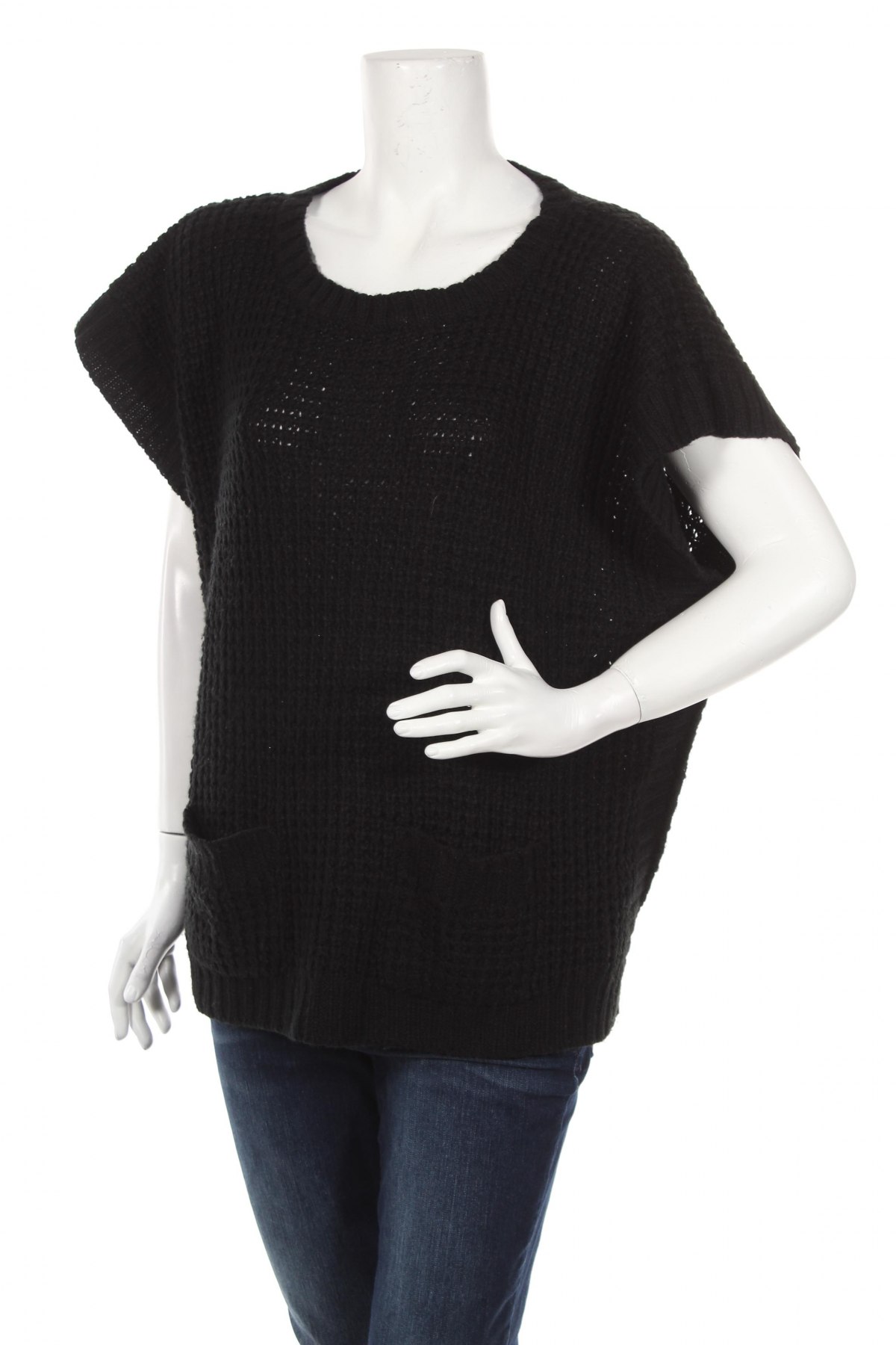 Дамски пуловер Oviesse, Размер M, Цвят Черен, Цена 6,50 лв.