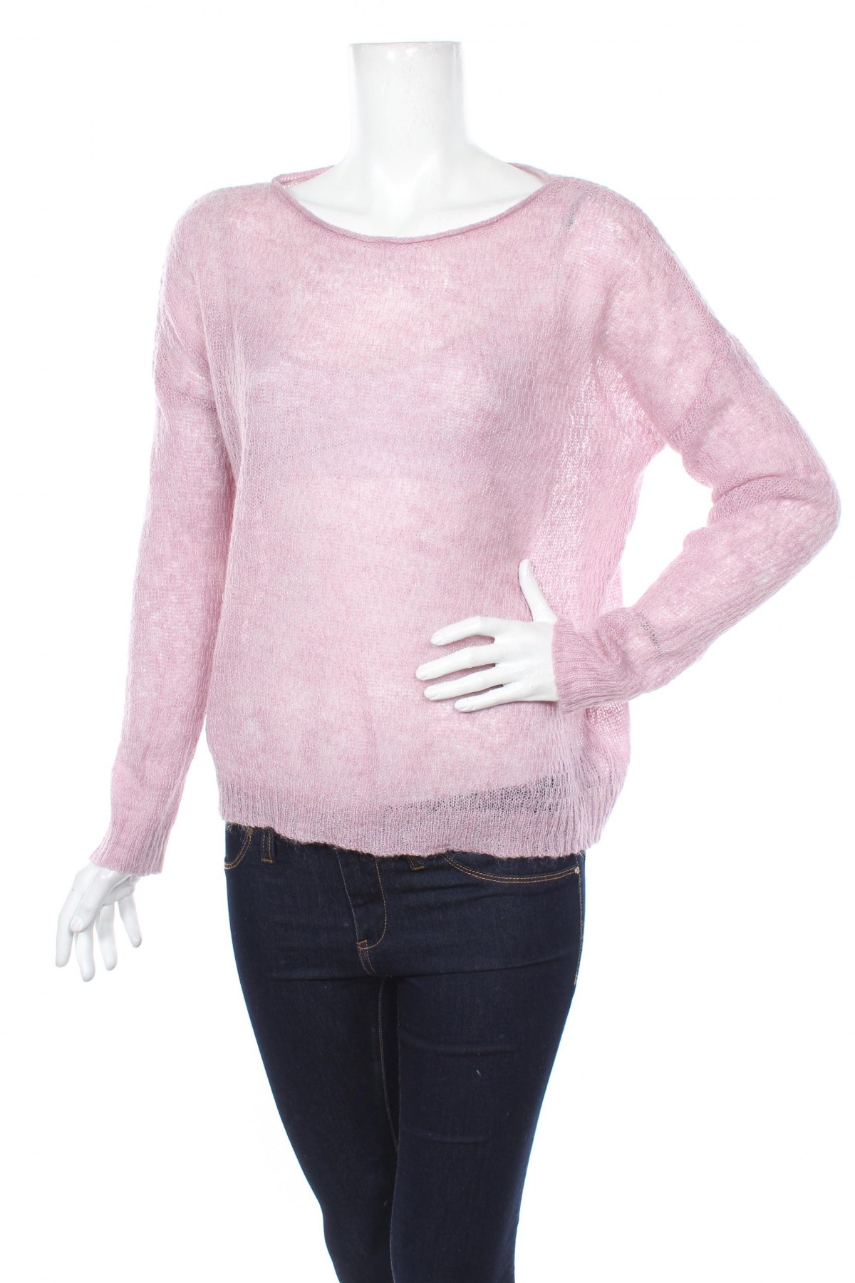 Дамски пуловер Rainbow, Размер M, Цвят Розов, Цена 6,75 лв.