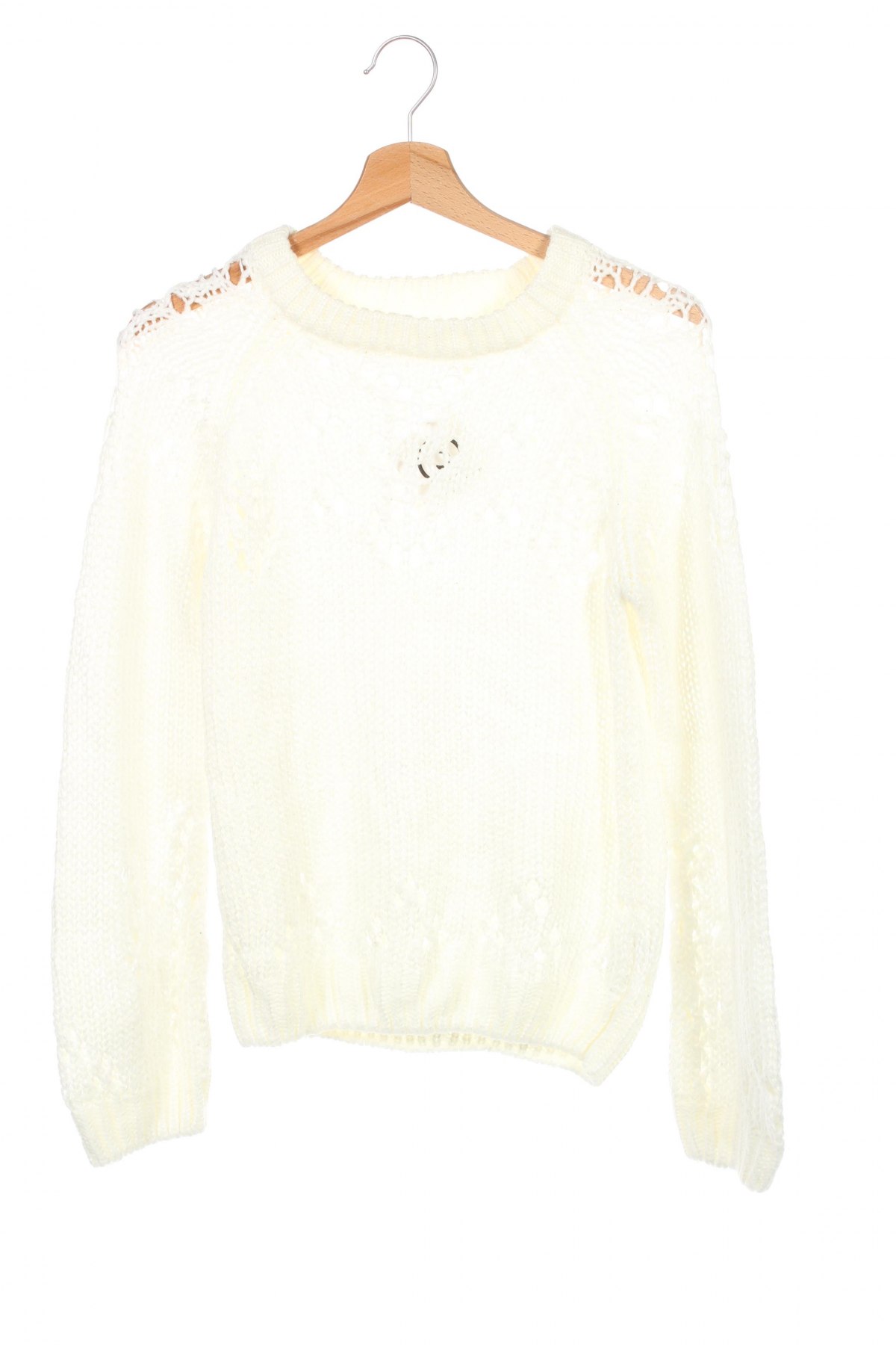 Детски пуловер Cubus, Размер 12-13y/ 158-164 см, Цвят Бял, Цена 5,25 лв.