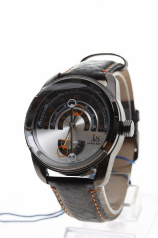 Часовник Joshua & Sons, Цвят Черен, Естествена кожа, метал, Цена 223,72 лв.