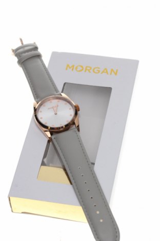 Часовник Morgan, Цвят Сив, Еко кожа, метал, Цена 171,75 лв.