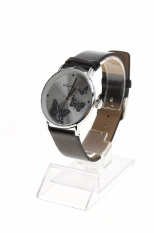 Часовник Morgan, Цвят Черен, Еко кожа, метал, Цена 64,12 лв.