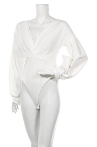 Damenbluse-Body Boohoo, Größe M, Farbe Weiß, 95% Polyester, 5% Elastan, Preis 13,15 €