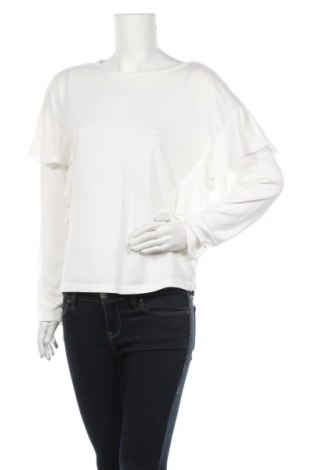 Дамска блуза Ardene, Размер L, Цвят Бял, 80% полиестер, 17% вискоза, 3% еластан, Цена 16,65 лв.