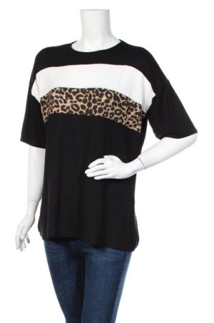 Дамска блуза Boohoo, Размер XL, Цвят Черен, 95% вискоза, 5% еластан, Цена 27,00 лв.