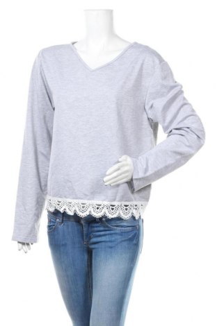 Дамска блуза SHEIN, Размер XL, Цвят Сив, 80% полиестер, 20% памук, Цена 16,88 лв.