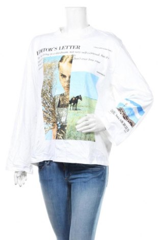 Damen Shirt Zara, Größe M, Farbe Weiß, Baumwolle, Preis 5,57 €