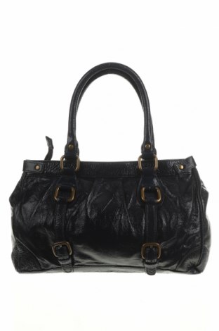 Дамска чанта Massimo Dutti, Цвят Син, Естествена кожа, Цена 112,00 лв.