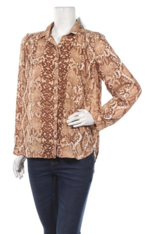 Γυναικείο πουκάμισο H&M, Μέγεθος M, Χρώμα  Μπέζ, Πολυεστέρας, Τιμή 3,38 €