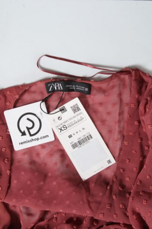 Дамски гащеризон Zara, Размер XS, Цвят Розов, Полиестер, Цена 44,25 лв.