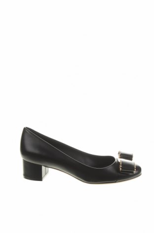 Дамски обувки Salvatore Ferragamo, Размер 37, Цвят Черен, Естествена кожа, Цена 546,75 лв.
