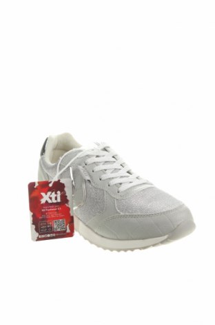 Γυναικεία παπούτσια Xti, Μέγεθος 37, Χρώμα Γκρί, Κλωστοϋφαντουργικά προϊόντα, δερματίνη, Τιμή 22,81 €