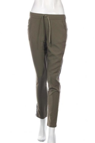 Дамски панталон, Размер S, Цвят Зелен, 60% полиестер, 34% вискоза, 6% еластан, Цена 14,70 лв.
