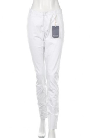 Γυναικείο παντελόνι Dreimaster, Μέγεθος L, Χρώμα Λευκό, 97% βαμβάκι, 3% ελαστάνη, Τιμή 26,60 €