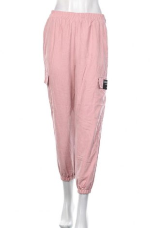 Дамски панталон SHEIN, Размер S, Цвят Розов, 35% памук, 65% полиестер, Цена 23,01 лв.