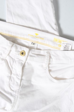 Дамски панталон Tom Tailor, Размер XS, Цвят Бял, Цена 35,40 лв.