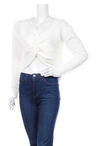 Γυναικείο πουλόβερ Glamorous, Μέγεθος L, Χρώμα Λευκό, 51%ακρυλικό, 49% πολυαμίδη, Τιμή 26,68 €