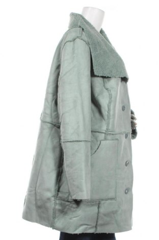 Дамско палто Sheego, Размер 3XL, Цвят Зелен, 100% полиестер, Цена 111,75 лв.