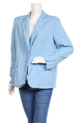 Γυναικείο σακάκι Na-Kd, Μέγεθος M, Χρώμα Μπλέ, 70% βαμβάκι, 30% λινό, Τιμή 8,89 €