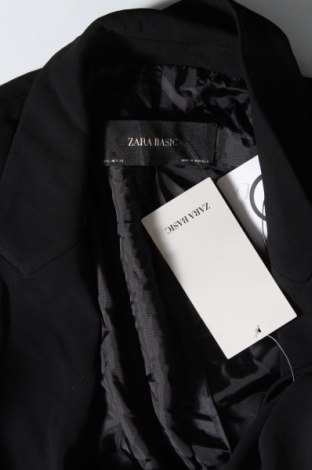 Дамско сако Zara, Размер L, Цвят Черен, Полиестер, Цена 59,25 лв.