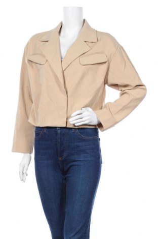 Γυναικείο μπουφάν Zara, Μέγεθος XS, Χρώμα  Μπέζ, 53% βαμβάκι, 44% βαμβάκι, 3% ελαστάνη, Τιμή 8,91 €