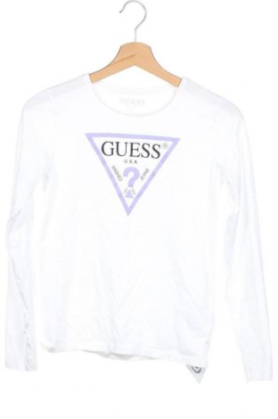 Детска блуза Guess, Размер 13-14y/ 164-168 см, Цвят Бял, Памук, Цена 40,30 лв.