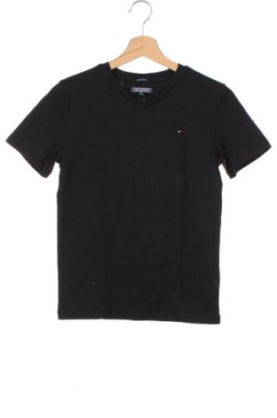 Kinder T-Shirt Tommy Hilfiger, Größe 11-12y/ 152-158 cm, Farbe Schwarz, Baumwolle, Preis 21,29 €