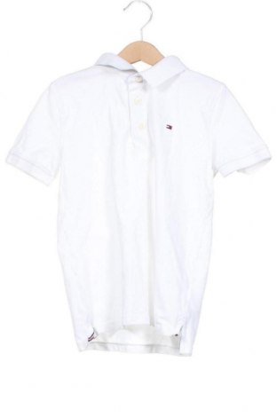 Dziecięcy T-shirt Tommy Hilfiger, Rozmiar 6-7y/ 122-128 cm, Kolor Biały, 96% bawełna, 4% elastyna, Cena 66,63 zł