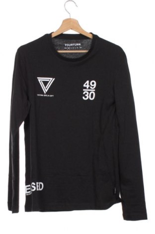 Ανδρική μπλούζα Your Turn, Μέγεθος XS, Χρώμα Μαύρο, Βαμβάκι, Τιμή 5,56 €