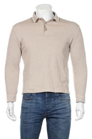 Ανδρική μπλούζα Zara, Μέγεθος S, Χρώμα  Μπέζ, Βαμβάκι, Τιμή 5,43 €