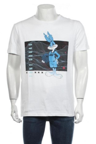 Мъжка тениска Core By Jack & Jones, Размер L, Цвят Бял, Памук, Цена 36,75 лв.