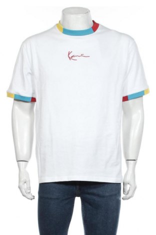 Мъжка тениска Karl Kani, Размер S, Цвят Бял, Памук, Цена 27,00 лв.