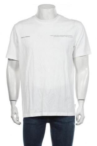 Мъжка тениска Only & Sons, Размер L, Цвят Бял, Памук, Цена 21,75 лв.