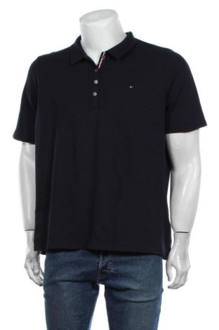 Мъжка тениска Tommy Hilfiger, Размер L, Цвят Син, 96% памук, 4% еластан, Цена 69,00 лв.