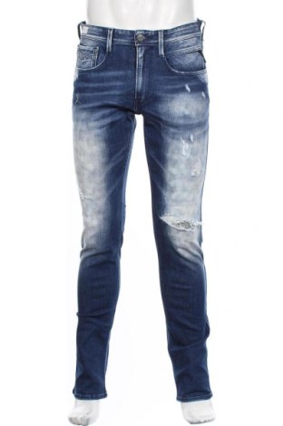 Męskie jeansy Replay, Rozmiar M, Kolor Niebieski, 73% bawełna, 26% poliester, 1% elastyna, Cena 194,25 zł