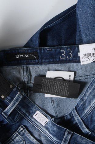 Męskie jeansy Replay, Rozmiar M, Kolor Niebieski, 73% bawełna, 26% poliester, 1% elastyna, Cena 485,63 zł