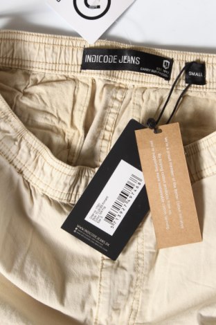 Мъжки къс панталон Indicode, Размер S, Цвят Екрю, 98% памук, 2% еластан, Цена 22,77 лв.