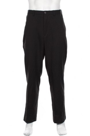 Мъжки панталон Haggar, Размер L, Цвят Черен, Полиестер, Цена 26,74 лв.