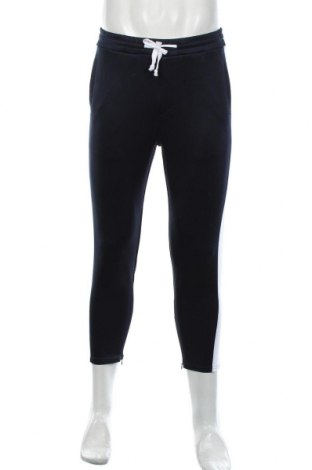 Pantaloni trening de bărbați Jack & Jones, Mărime XS, Culoare Albastru, 95% poliester, 5% elastan, Preț 170,23 Lei