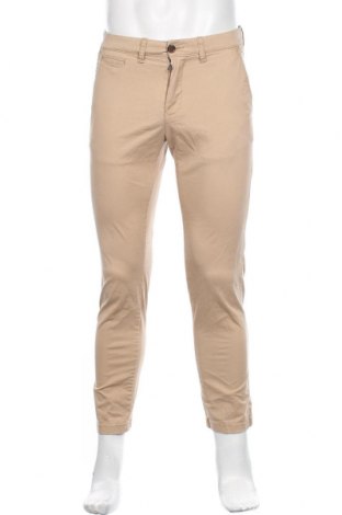 Мъжки панталон Tommy Hilfiger, Размер S, Цвят Бежов, 97% памук, 3% еластан, Цена 32,34 лв.