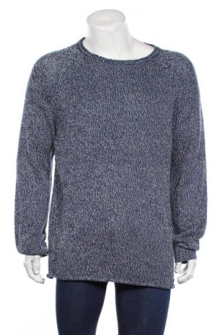 Męski sweter Q/S by S.Oliver, Rozmiar XL, Kolor Niebieski, 85% poliakryl, 15% bawełna, Cena 89,00 zł