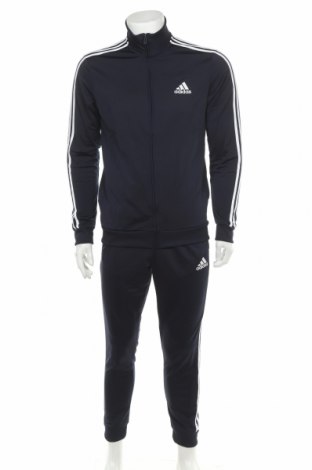 Αθλητικό ανδρικό σύνολο Adidas, Μέγεθος L, Χρώμα Μπλέ, Πολυεστέρας, Τιμή 100,13 €